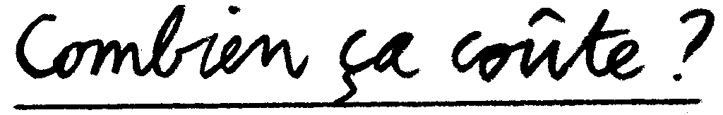 Combien ça coûte ?